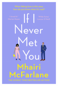 Illustrated cover in lavender with a biracial woman on one side and white man in a suit on the other