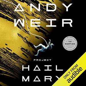 illustrated cover, long view of an astronaut on a long tether floating in space before a yellow planet (or star?) streaked with black
