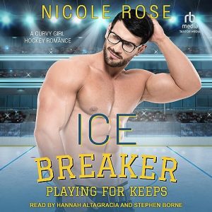 Shirtless hot white guy with dark hair, a neatly clipped beard and dark eye glasses on an ice rink.